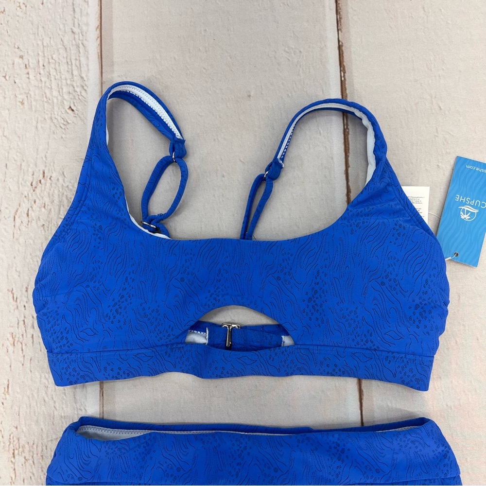 NWYTBikini Set for Women Two Piece Bathing Suits High Waisted Square Neck Cutout - Picture 7 of 17